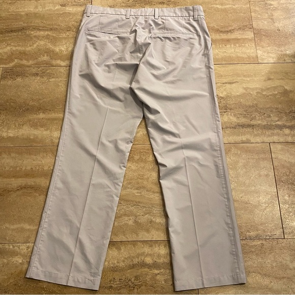 J. Lindeberg Golf Pants Regular Fit Lightweight 34x30 Light Gray Pant Logo - Picture 2 of 12